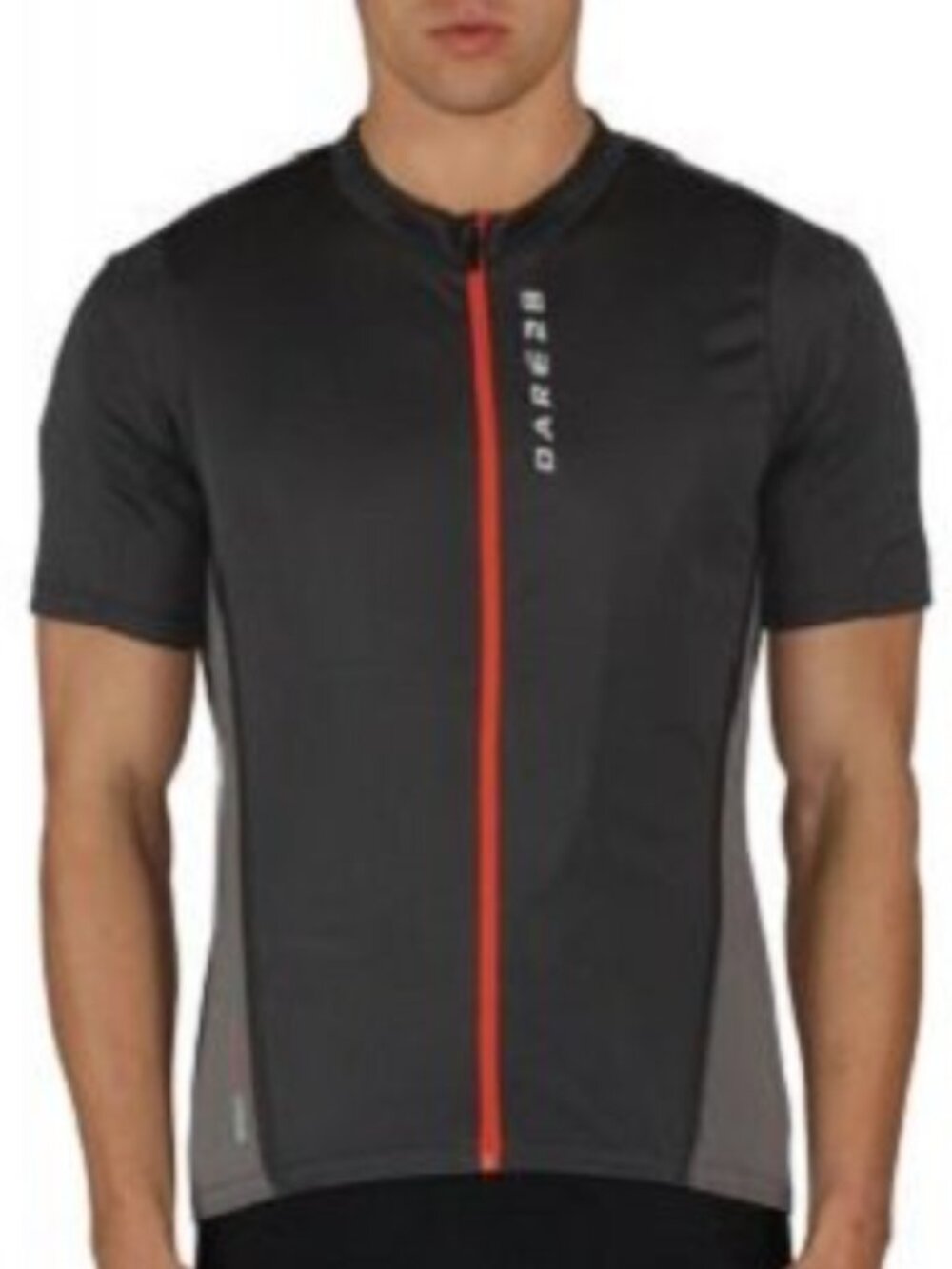 Dare2B Men's Gray Cycling Shirt Short Sleeve Back Pockets Size XL NWT
